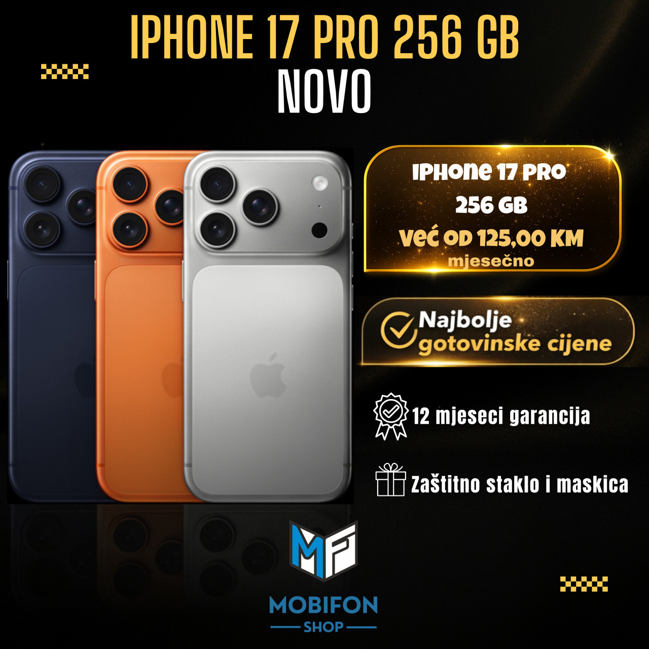 Apple iPhone 17 Pro 256 GB — fotografija 1