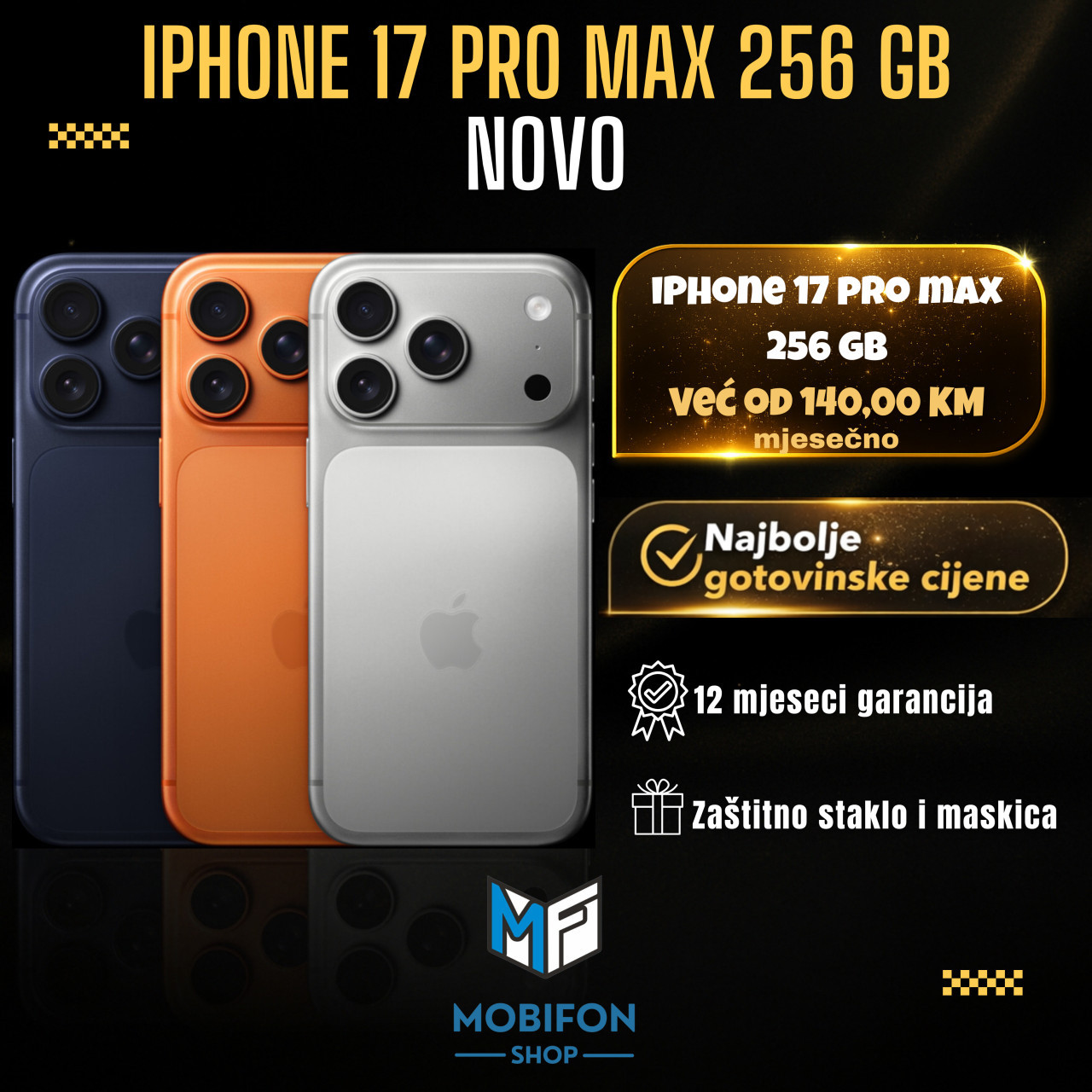 Apple iPhone 17 Pro Max 256 GB — fotografija 1