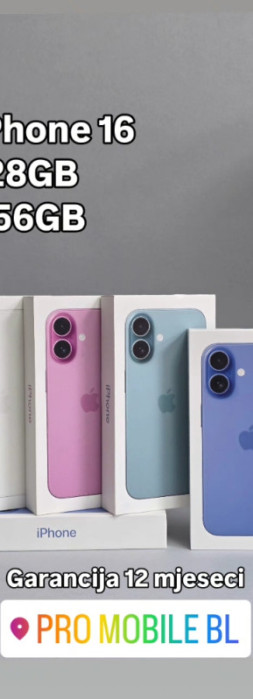 iPhone 16 256GB - Novo Vakum Top cijena — fotografija 1