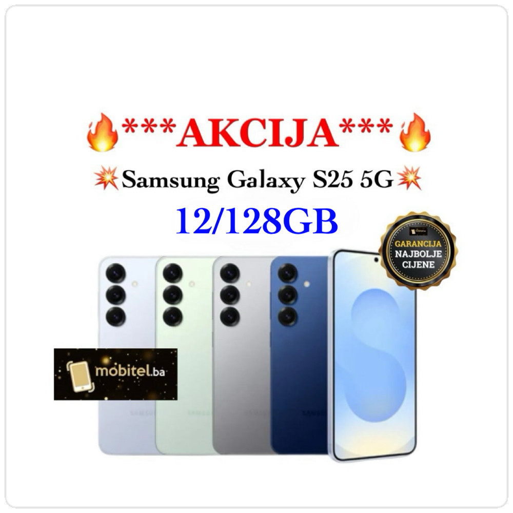 Samsung Galaxy S25 5G 12GB 128GB Navy Silver Icyblue Mint — fotografija 1
