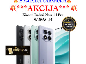 Xiaomi Redmi Note 14 Pro 5G 8GB 256GB Midnight Black Dual — fotografija 1