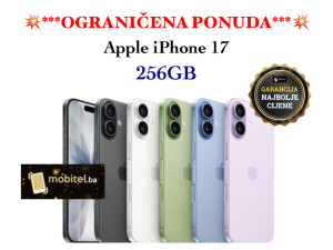 Apple iPhone 17 256GB Black White Sage Mist Blue Lavender AKCIJA — fotografija 1