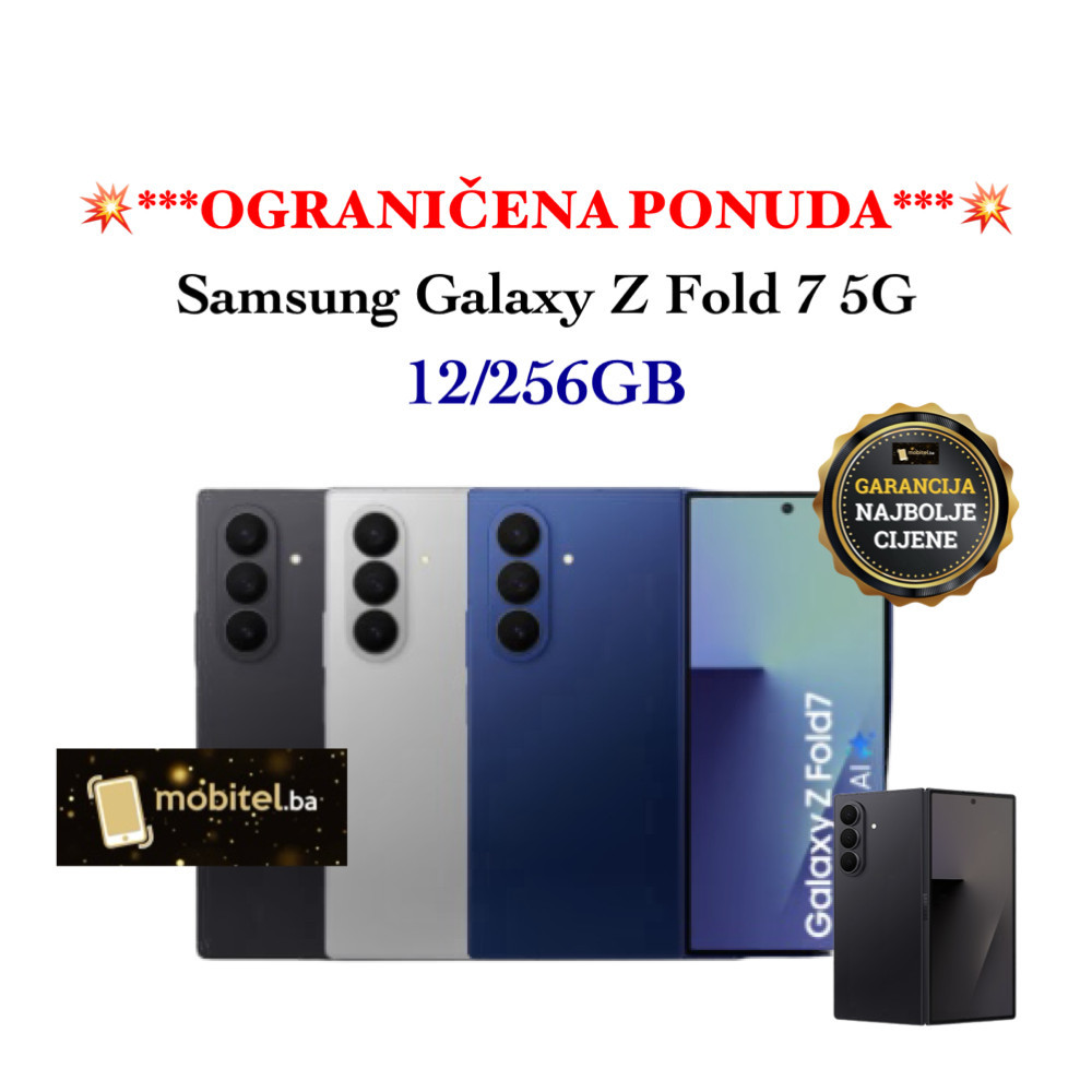 Samsung Galaxy Z Fold 7 5G F966B 12GB 256GB Jetblack NOVO — fotografija 1