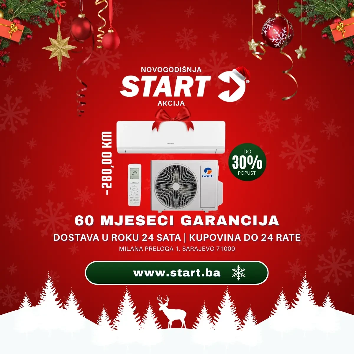 GREE COSMO Regular - 12 Inverter Klima Wi-Fi — fotografija 1