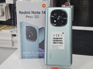 XIAOMI REDMI NOTE 14 PRO+ 5G 12/512GB, NOVOO, GARANCIJA!!!