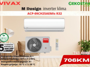 VIVAX M Design klima 9-ka 2,6/2,9kW R32 — fotografija 1