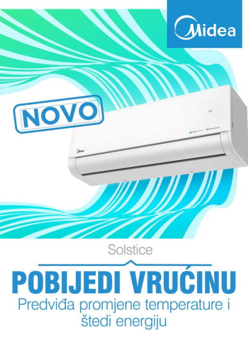 KLIMA MIDEA SOLSTICE 18ka A+++ do -25C — fotografija 1