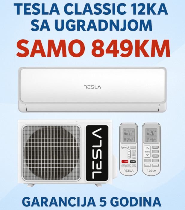 Tesla Classic Inverter 12ka  sa ugradnjom -  5 godina garancija — fotografija 1
