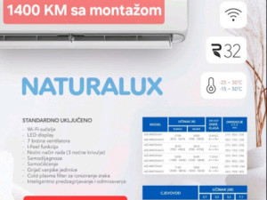 AKCIJA Klima inverter Azuri NATURALUX -25C sa montažom Banja Luka — fotografija 1