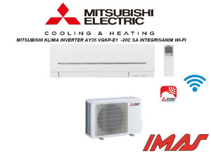 KLIMA INVERTER AY35 -20C R32 A+++ MITSUBISHI WI-FI