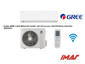 KLIMA GREE COSMO REGULAR INVERTER 3,5KW -25C