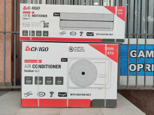 CHIGO Klima Inverter 12ka 3.5kW Vanjski grijač | Siva — fotografija 1