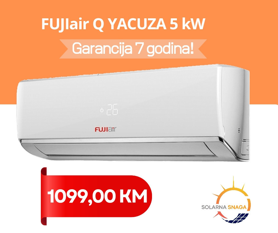 Klima uređaj FUJIAir Q YACUZA Inverter 5 kW -25C — fotografija 1