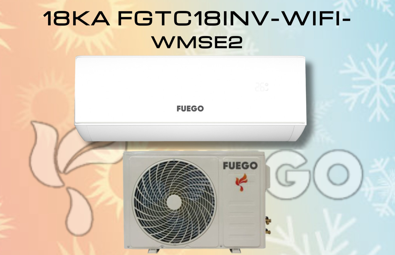 KLIMA SA UGRADNJOM INVERTER 18ka FUEGO FGTC18INV-WIFI-WMSE2 — fotografija 1
