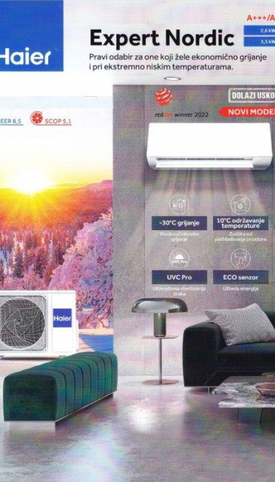 Haier expert nordic -30 a+++/a+++ Vrh klima za grijanje — fotografija 1