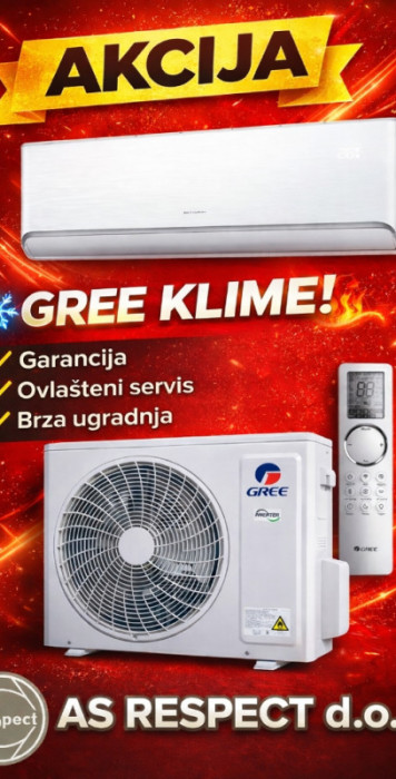 GREE AIRY 18KA KLIMA INVERTER 5KW — fotografija 1