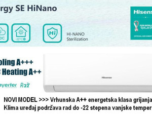 Hisense 12-ka KA35 INVERTER -22 A+++ WiFi Energy SE HiNano — fotografija 1