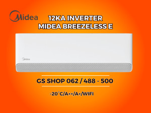 Klima Midea Breezeless E 12KA -20/A++/WIFI — fotografija 1
