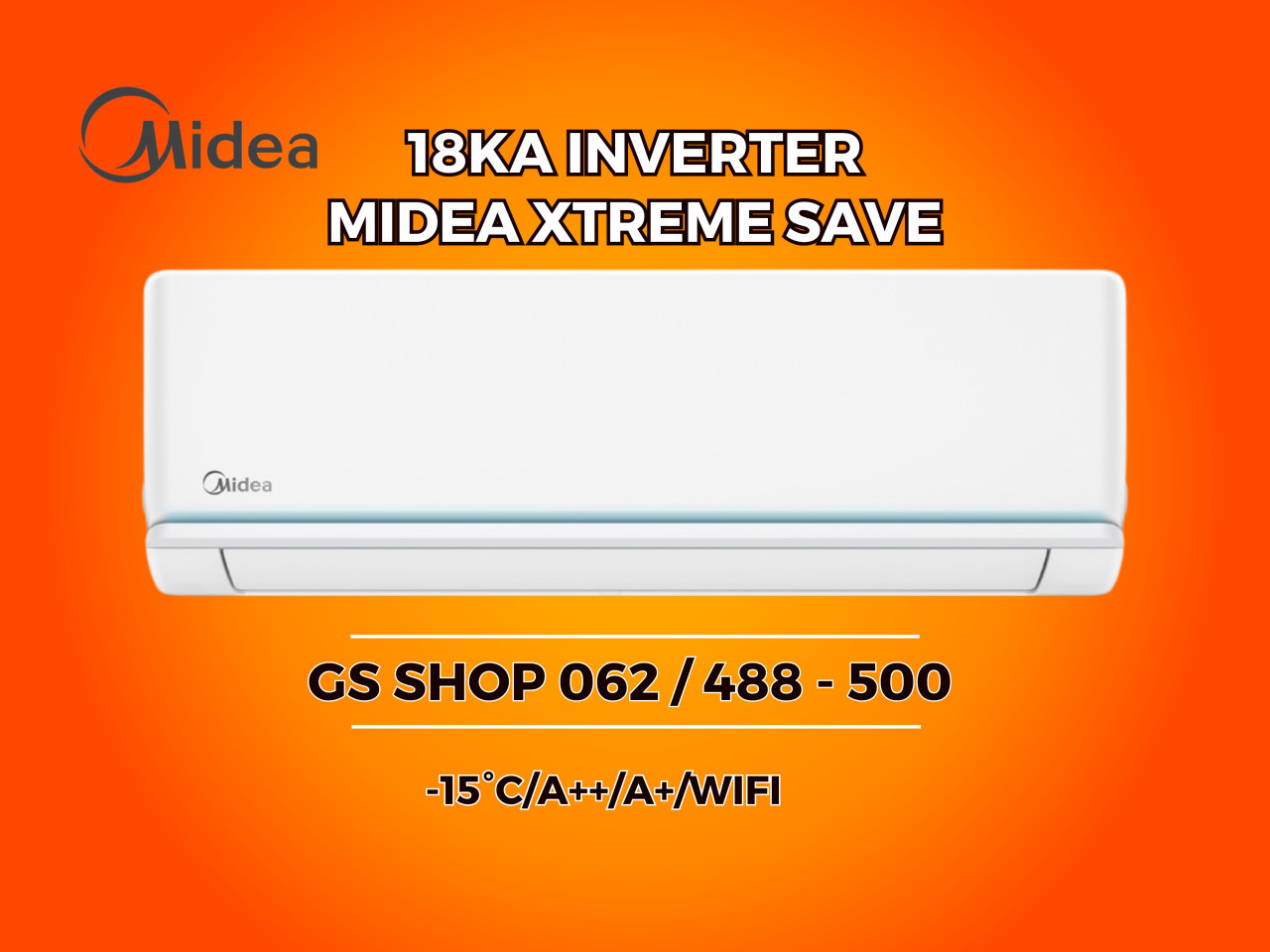Klima Midea Xtreme Save 18KA -15/A++/WIFI — fotografija 1