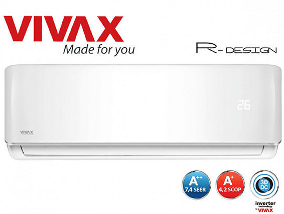 Vivax 18-ka AERI INVERTER -20 A++ dva grijača — fotografija 1
