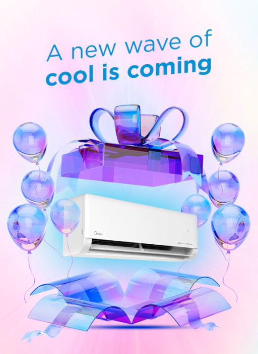 MIDEA SOLSTICE KLIMA 12 INVERTER -25 WIFI AI DVA VANJSKA GRIJACA — fotografija 1