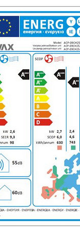 VIVAX inverter klima ACP-09CH25AERI R32 Silver do -25 — fotografija 1