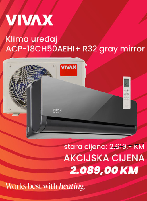 VIVAX COOL, klima uređaji, ACP-18CH50AEHI+ R32 — fotografija 1