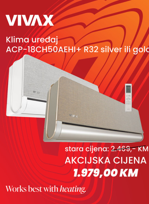 VIVAX COOL, klima uređaji, ACP-18CH50AEHI+ R32 — fotografija 1