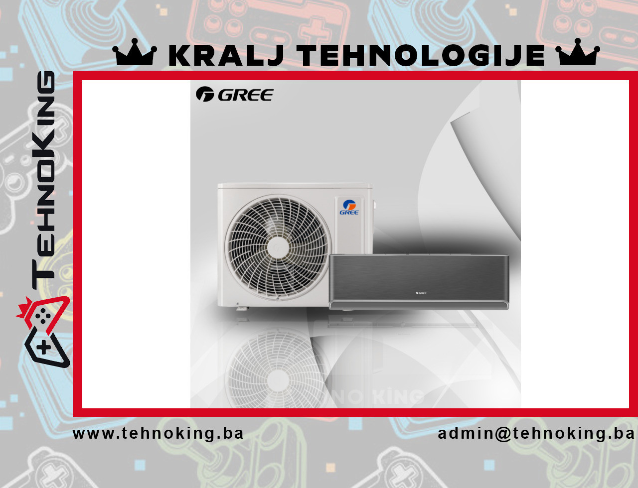 Gree Airy Inverter 12k Klima Uređaj (Crna) — fotografija 1