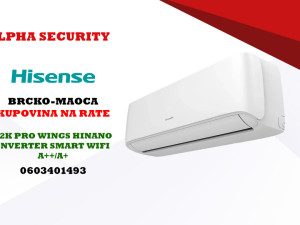 Hisense Pro Hinano 12k Inverter Klima/Wings Pro/Wifi/Aplikacija