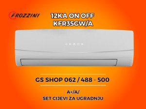 Klima Frozzini 12KA ON / OFF CIJEVI GRATIS — fotografija 1