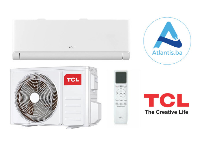 TCL BreezeIN 12" klima 12CHSD/UG11I3AH WI-FI INVERTER A+++ grijač — fotografija 1