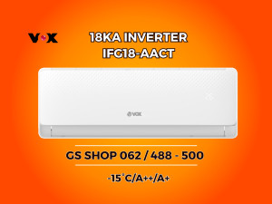 Klima VOX 18KA INVERTER -15 A++ IFG18-AACT — fotografija 1