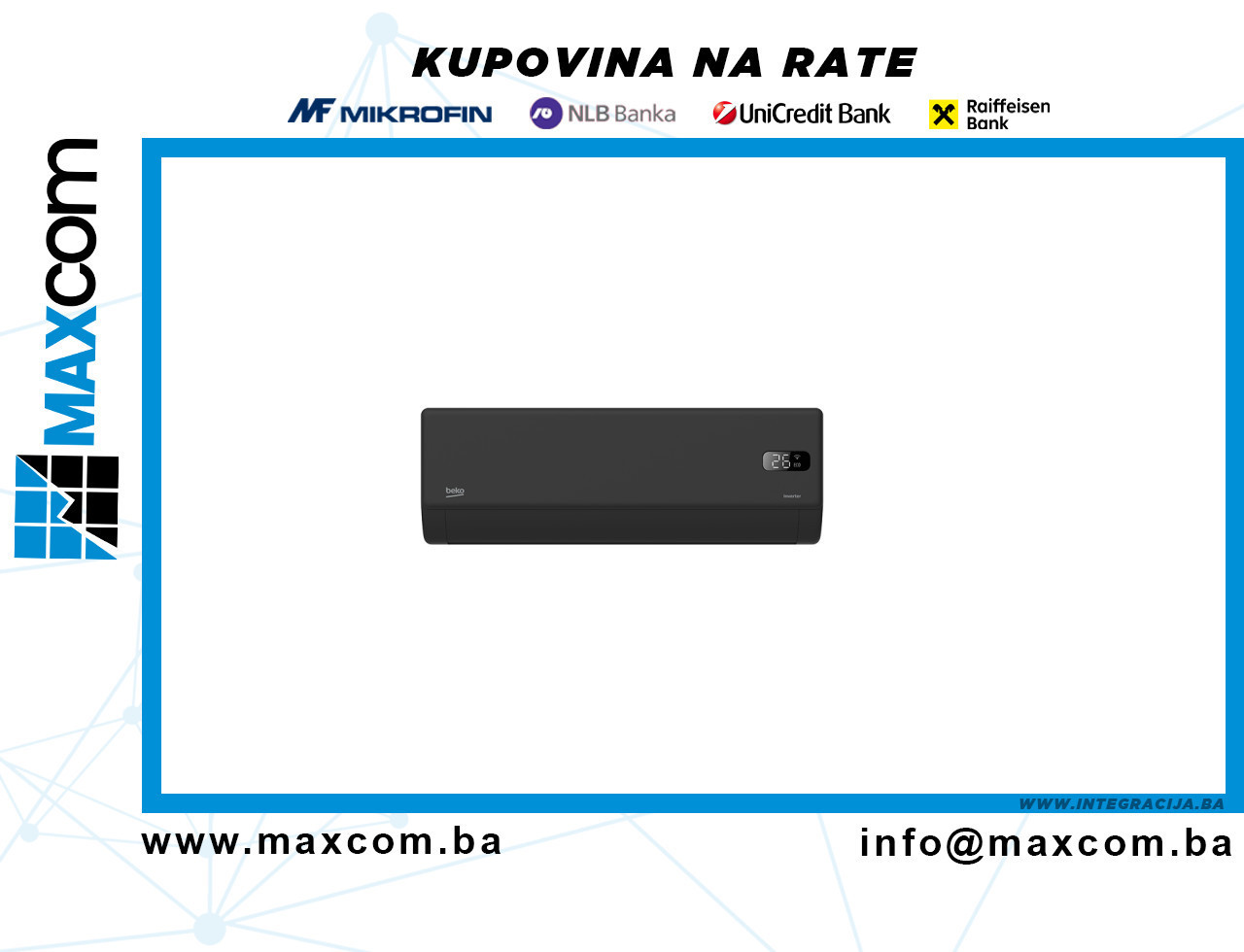 Beko Klima BBEPME 120121 Inverter WIFI BLACK — fotografija 1