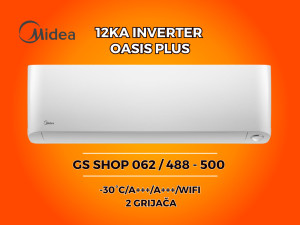 Klima Midea Oasis PLUS 12KA -30/A+++/DVA GRIJAČA — fotografija 1