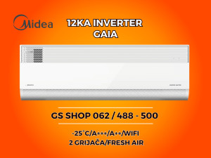 Klima MIdea Gaia 12KA -25/A+++/DVA GRIJAČA — fotografija 1
