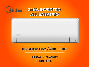 Klima Midea All Easy Pro 24KA -25/A+++/DVA GRIJAČA — fotografija 1