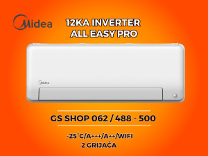 Klima Midea All Easy Pro 12KA -25/A+++/DVA GRIJAČA — fotografija 1