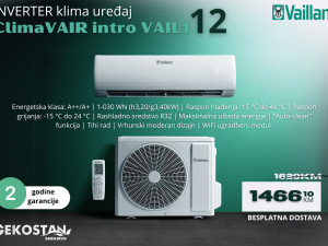 VAILLANT inverter klima climaVAIR VAIL 12-ka  A++/A+ (-10%) — fotografija 1