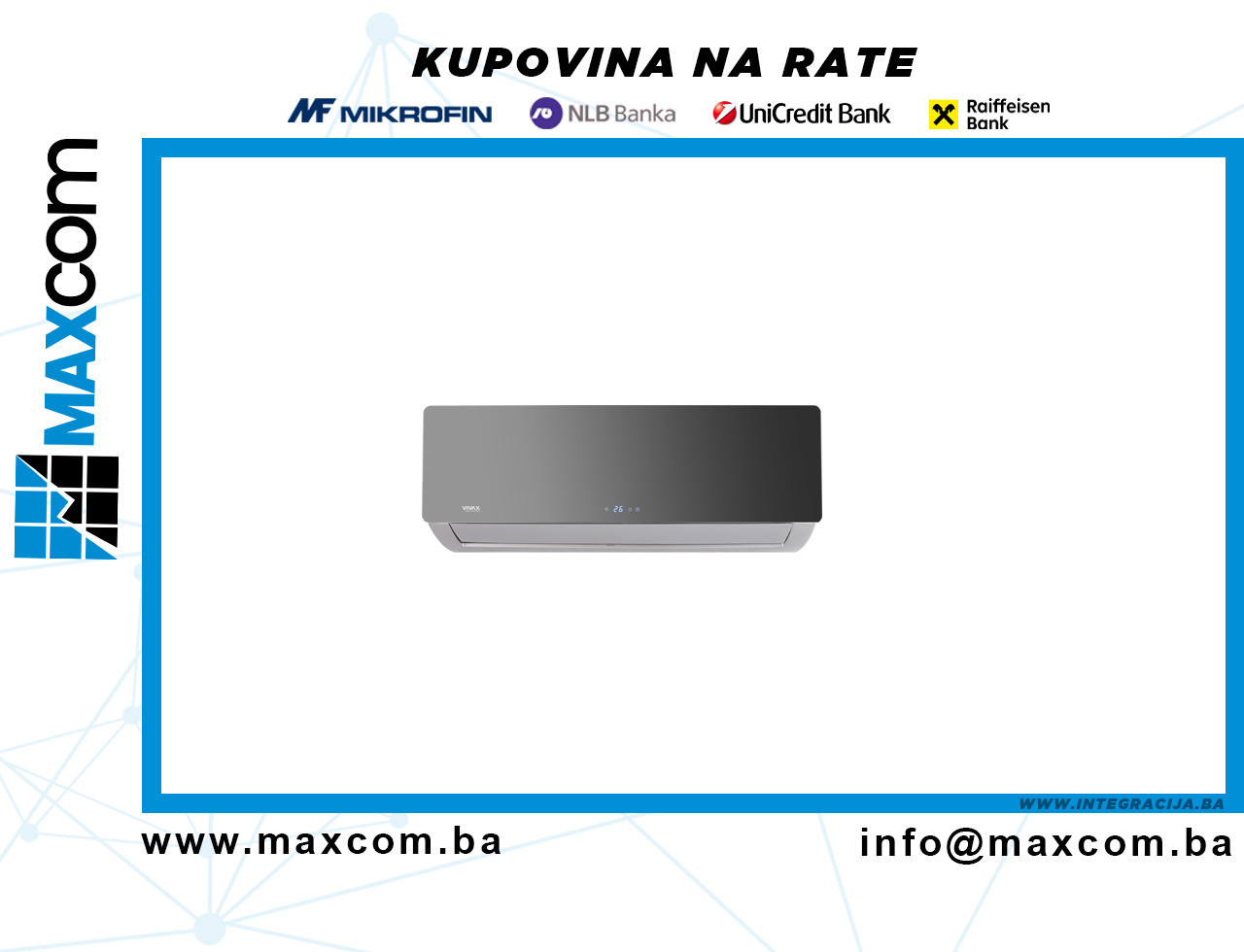 Vivax Klima ACP-12CH35AERI Inverter Silver Mirror — fotografija 1