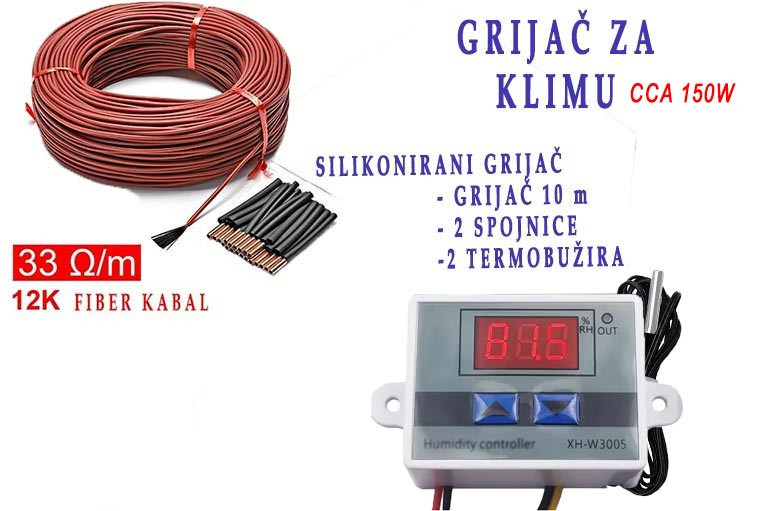 Termostat + grijač za klimu DEFROSTER INVERTER — fotografija 1