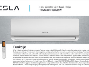 KLIMA TESLA TT51EX81-1832IAW 18ka -20 WiFi — fotografija 1