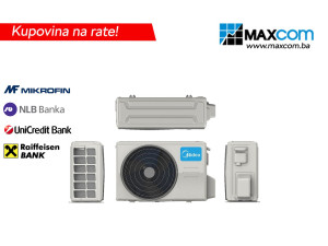 Midea klima uređaj All Easy Pro 12-ka; INVERTER Ugradnja