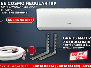 KLIMA GREE 18 KA INVERTER WIFI REGULAR -25 DOSTAVA MATERIJAL — fotografija 1