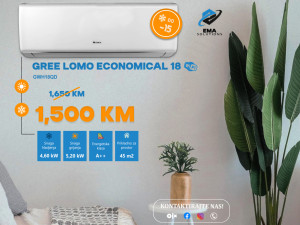 KLIMA INVERTER GREE LOMO ECO 18-ka WiFi, -15 | UGRADNJA — fotografija 1