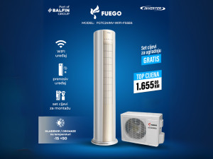 Klima FUEGO INVERTER 24KA -15 A++ FSSE6 GRIJAČ VANJSKE — fotografija 1