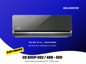 Klima VIVAX 12KA INVERTER -25 A+++ 12CH35AEHI+ GRAY MIRROR — fotografija 1
