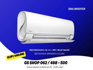 Klima Midea Breezeless S 12KA -25/A+++/DVA GRIJAČA — fotografija 1