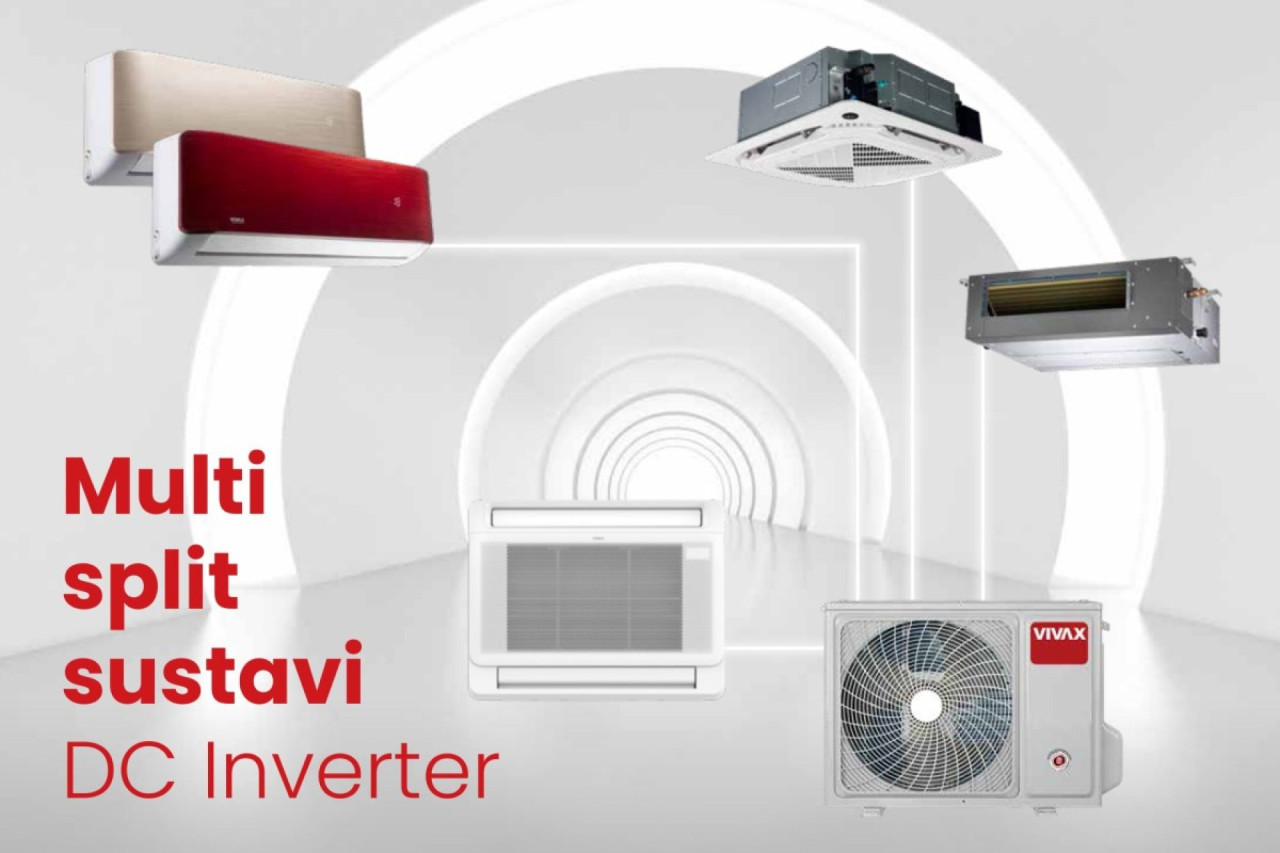 VIVAX klima uređaji Multi Split 2u1, 3u1, 3u1, 5u1 — fotografija 1