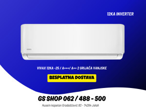 Klima VIVAX 12KA INVERTER -25 A+++ 12CH35AERI+ R DESIGN — fotografija 1